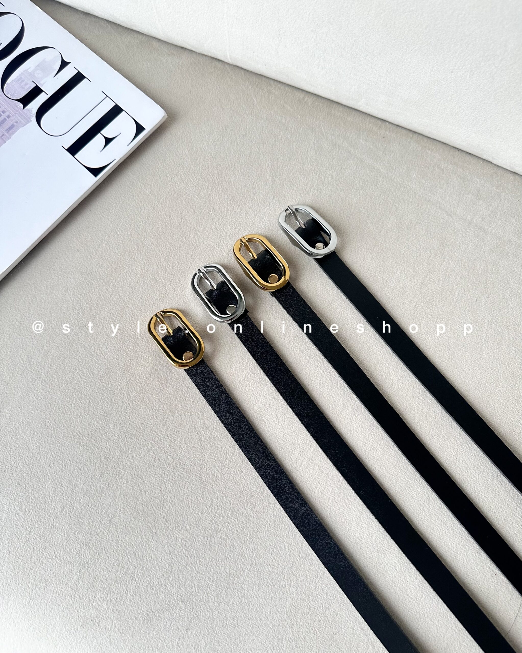 photo-output کمربند مشکی کد A378 - تصویر 1