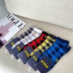 جوراب polo چهارخونه کد 682