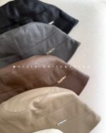 کلاه باکت چرم کد 827 - Image 5