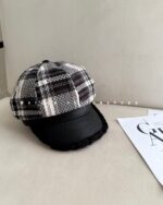 کلاه کاپیتانی چهارخونه کد 832 - تصویر 3