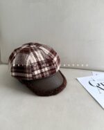 کلاه کاپیتانی چهارخونه کد 832 - تصویر 4