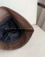 کلاه باکت چرم کد 827 - Image 2