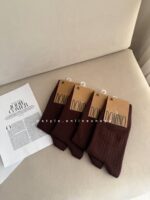 جوراب قهوه ای کد 923 - تصویر 2
