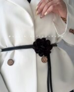 کمربند گره ای گلدار کد 959