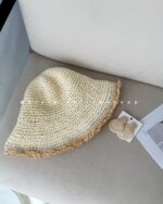 کلاه رافیا ریش ریش کد 970 - تصویر 3