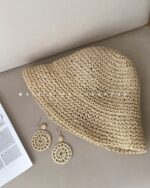 کلاه رافیا ساده کد 969 - تصویر 3