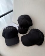 کلاه مشکی ساده کد 004