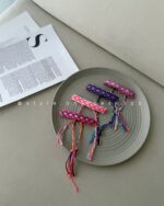 دستبند بافتی باریک کد 981 - تصویر 2