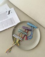 دستبند بافتی باریک کد 981 - تصویر 3