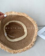 کلاه رافیا ریش ریش کد 970 - تصویر 5